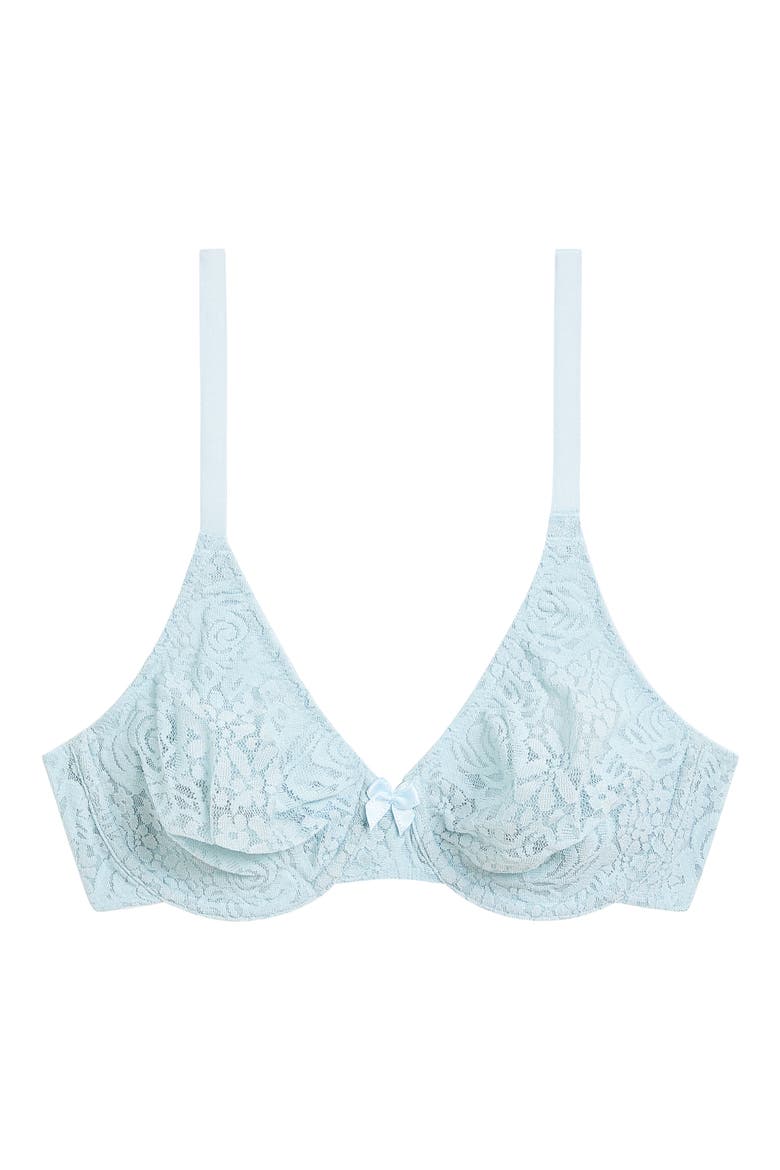 Halo Lace Convertible Underwire Bra, Alternate, color, SOFT SKY