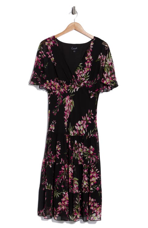 Yoryu Flutter Sleeve Dress