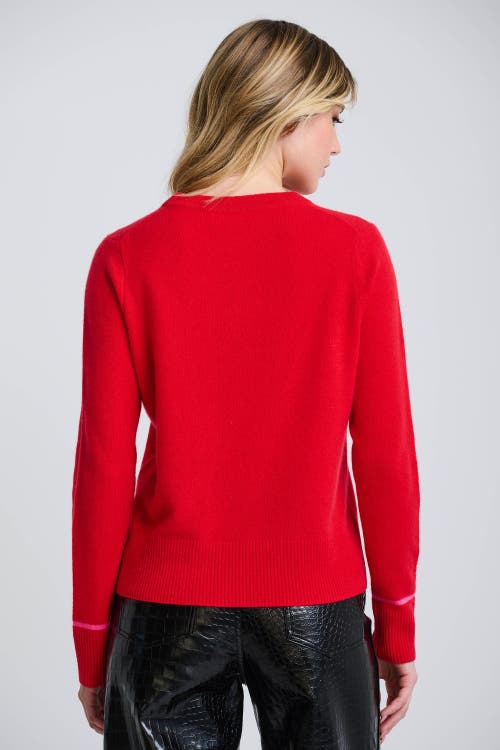 Lisa Todd Hot Toddy Cashmere Sweater In Red