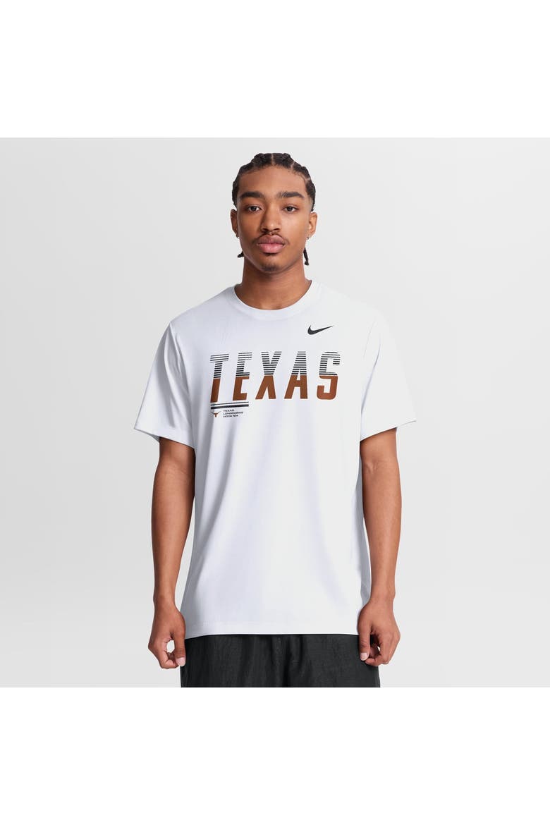 Men's Nike White Texas Longhorns Sideline Legend Dri-FIT T-Shirt, Main, color, White
