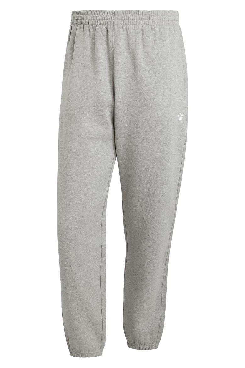 Trefoil Essentials Fleece Joggers, Alternate, color, MEDIUM GREY HEATHER
