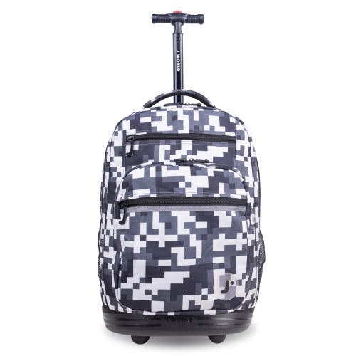 J World Sun dance Laptop 20" Rolling Backpack in Camo at Nordstrom