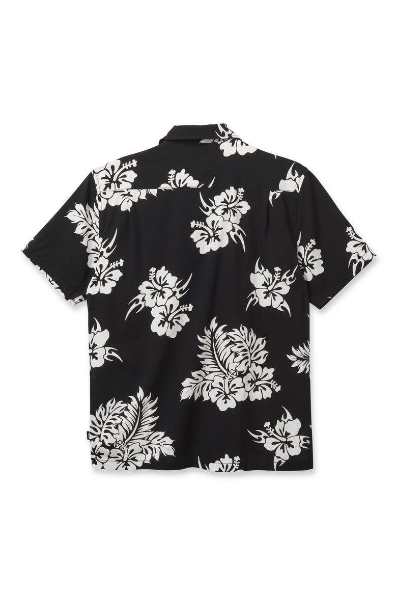 Pareo DNA Camp Shirt, Alternate, color, BLACK