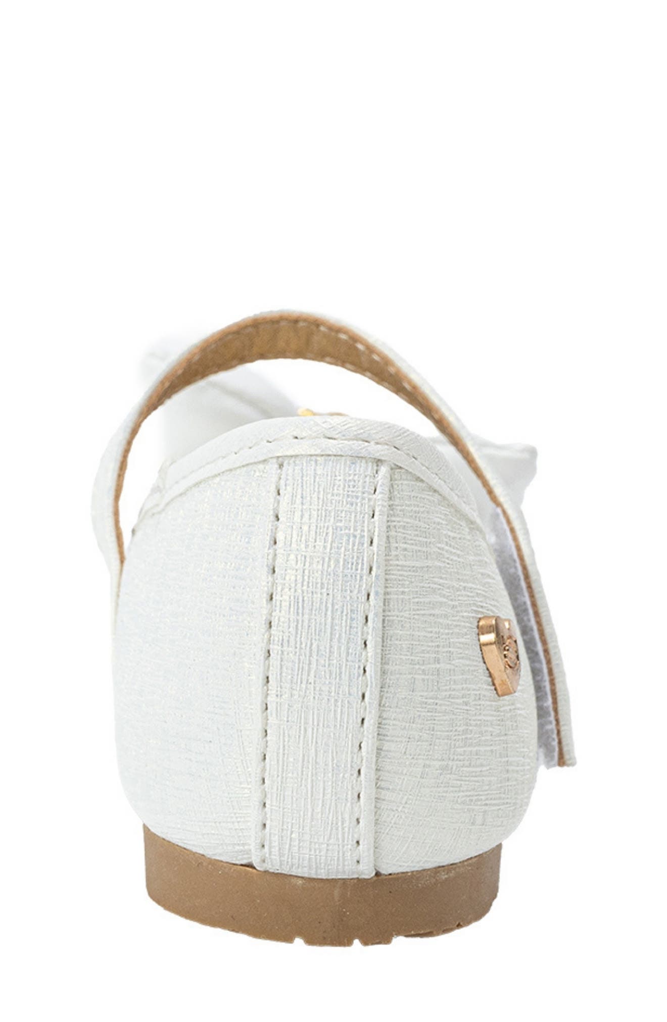 bebe Roxy Mary Jane Flat, Alternate, color, White