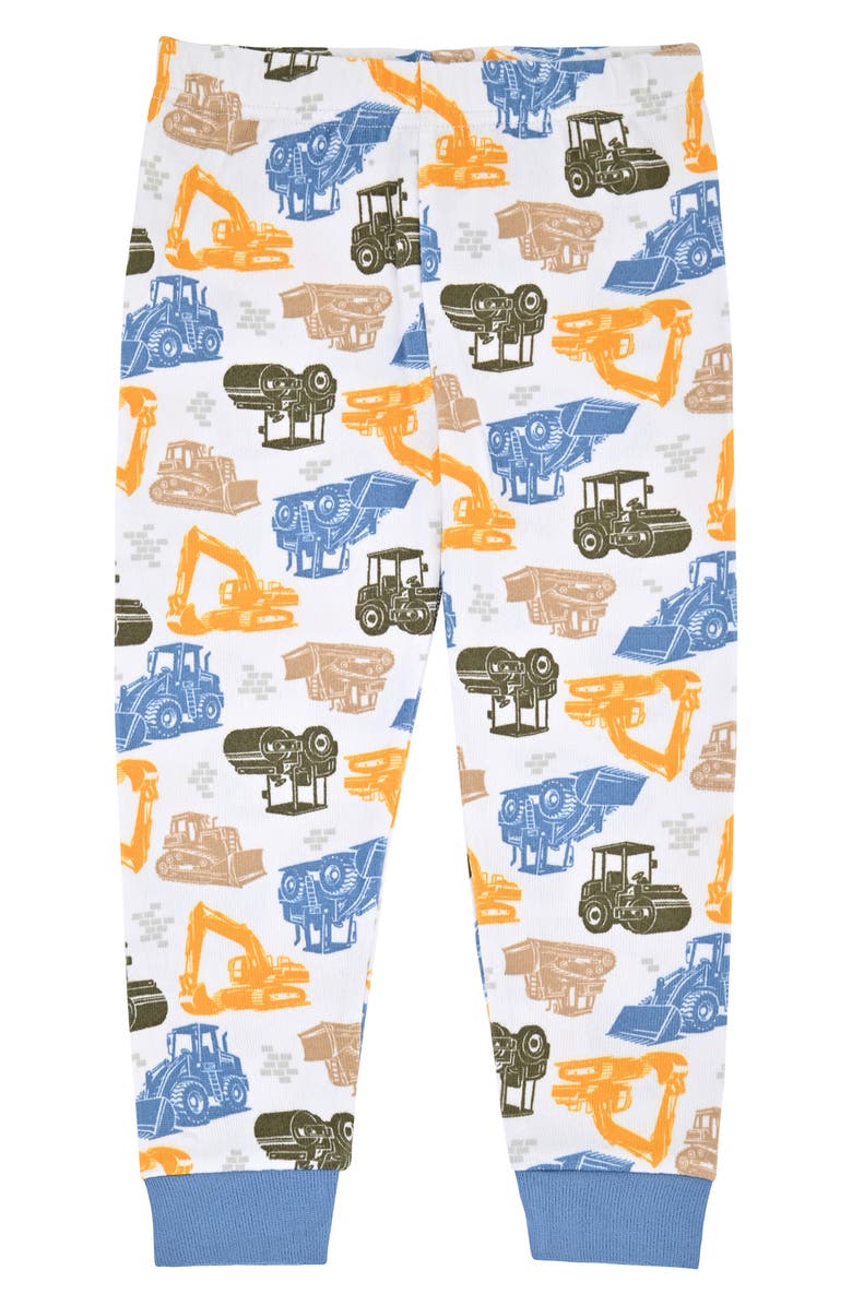 SLEEP ON IT Fitted Two-Piece Pajamas & Socks Set, Alternate, color, Blue