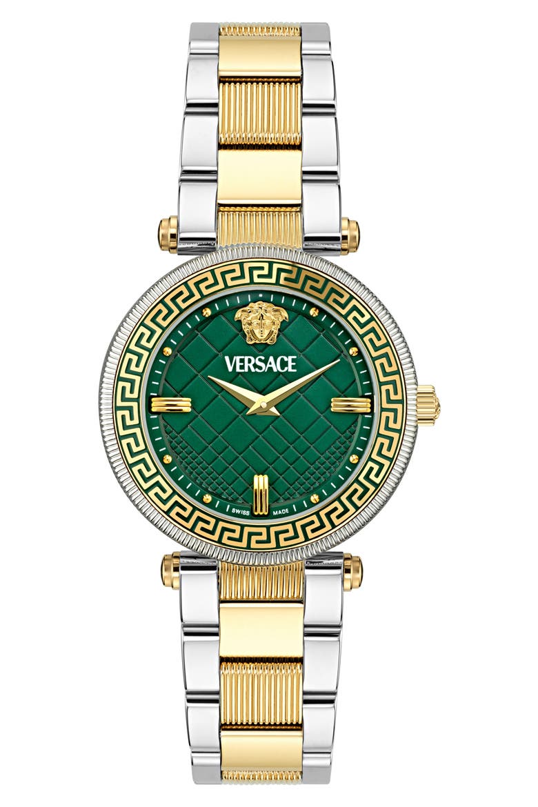 Reve Bracelet Watch, 35mm, Main, color, TWO TONE GREEN