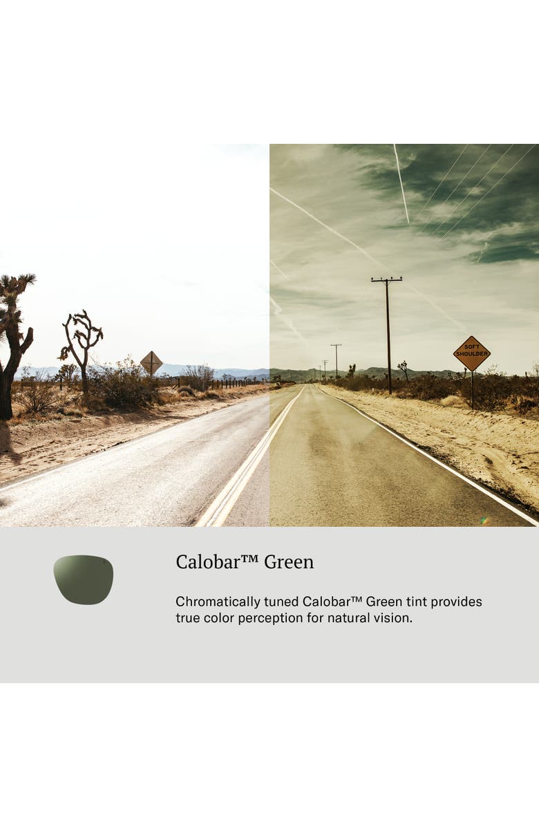 AO Eyewear Adams 52mm Square Nylon Polarized, Alternate, color, Black - Gnn