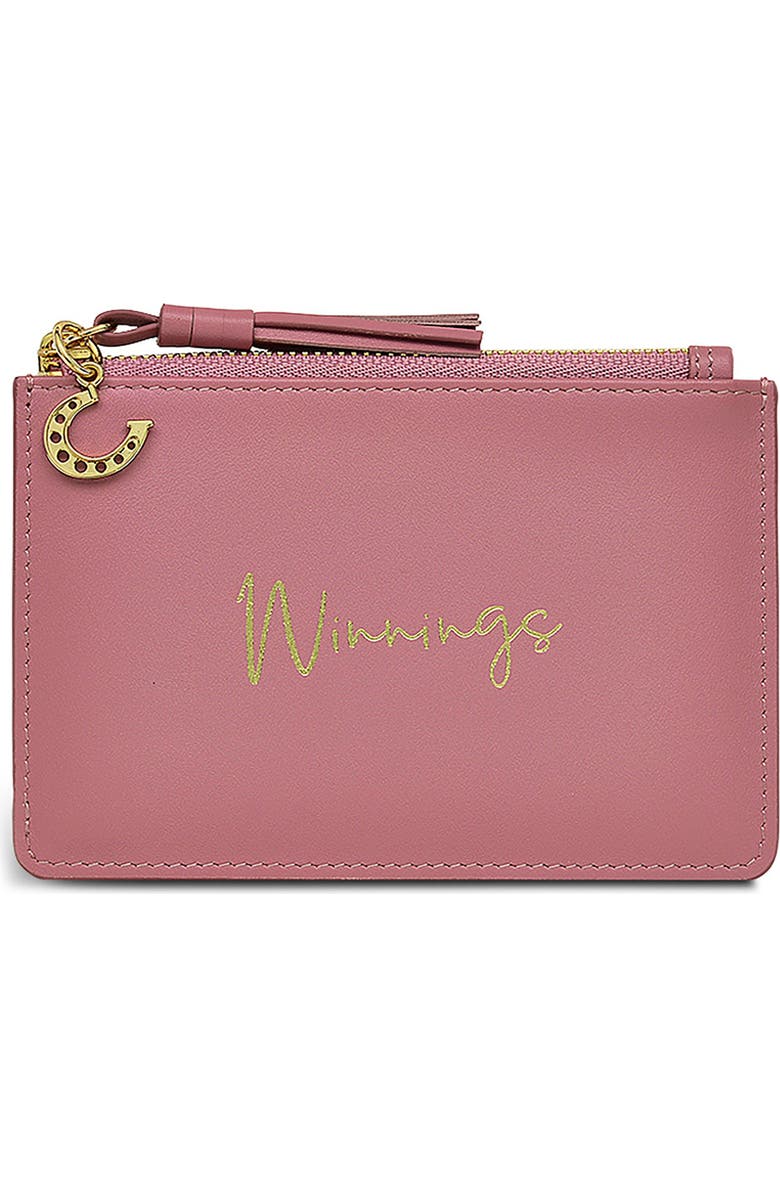 Radley Small Kentucky Derby Zip Wallet, Main, color, Sienna