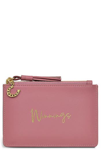 Radley Small Kentucky Derby Zip Wallet In Pink