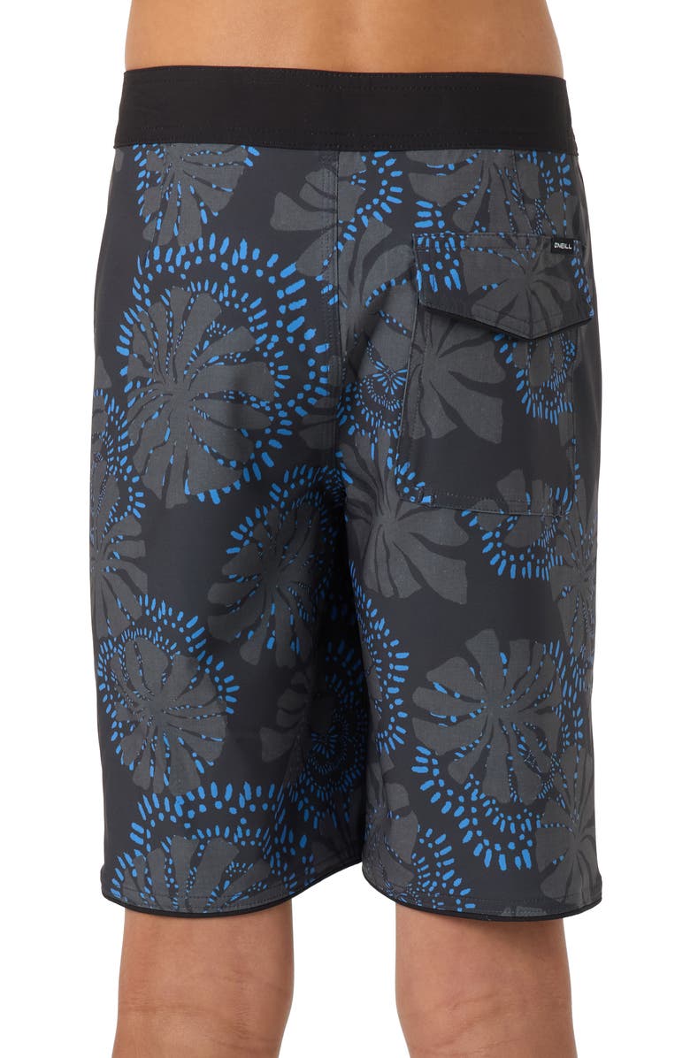 O'Neill Kids' Hyperfreak Mysto Scallop Swim Trunks, Alternate, color, Phantom