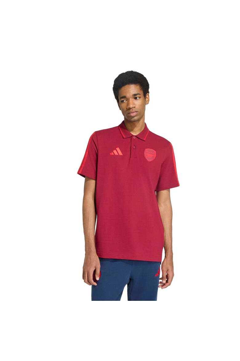 Men's adidas Red Arsenal Alphaskin DNA Polo, Main, color, Red
