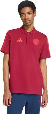adidas Men's adidas Red Arsenal Alphaskin DNA Polo