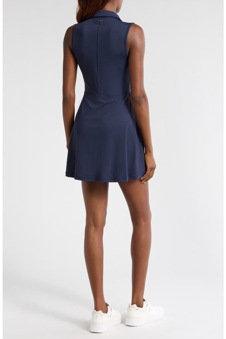 Move Half-Zip Sleeveless Dress, Alternate, color, NAVY BLAZER
