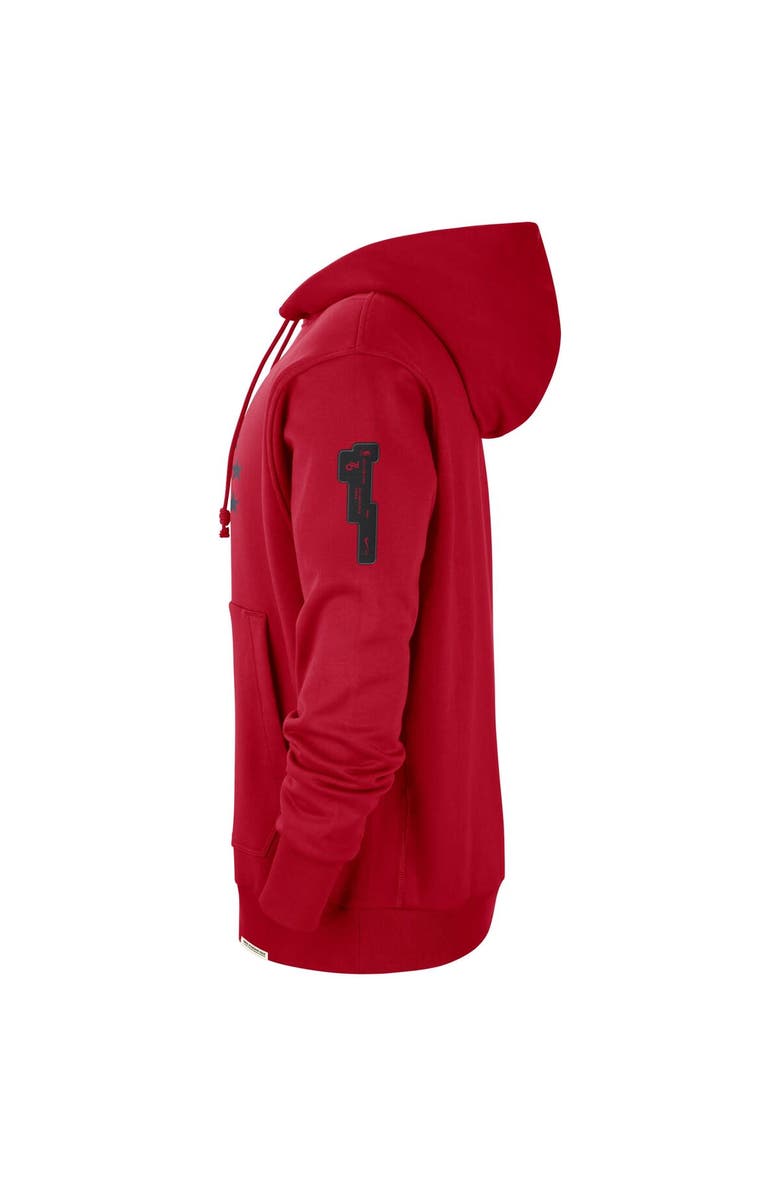 Nike Men's Nike Red Philadelphia 76ers 2023/24 City Edition Courtside Standard Issue Pullover Hoodie, Alternate, color, 