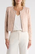 Alice + Olivia Kidman Embellished Boxy Jacket