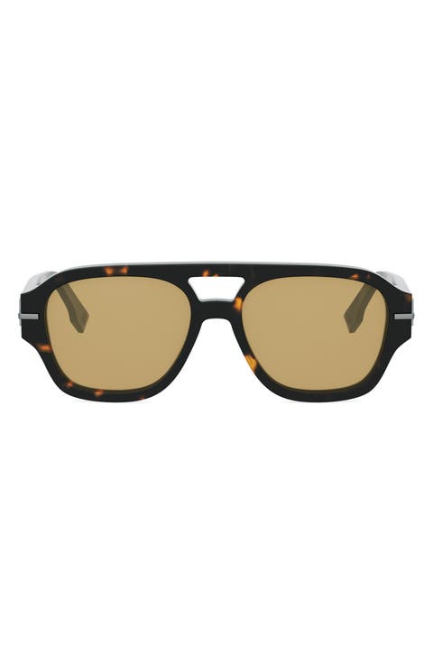 'Fendigraphy 55mm Geometric Sunglasses