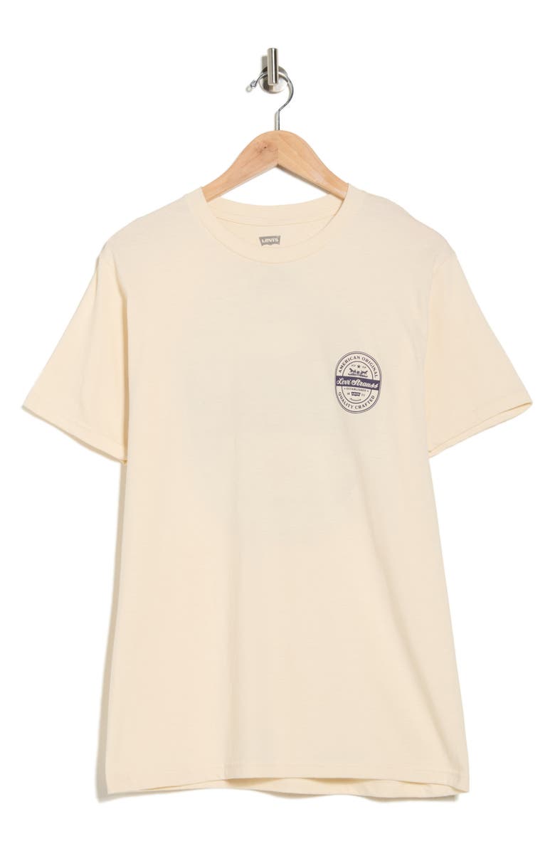 Levi's<sup>®</sup> Relaxed Fit Logo Graphic T-Shirt, Alternate, color, Pilsner Cream