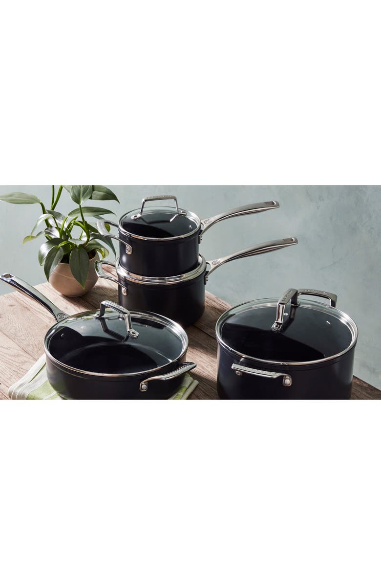 Le Creuset 10-Piece Nonstick Ceramic Cookware Set, Alternate, color, Ceramic