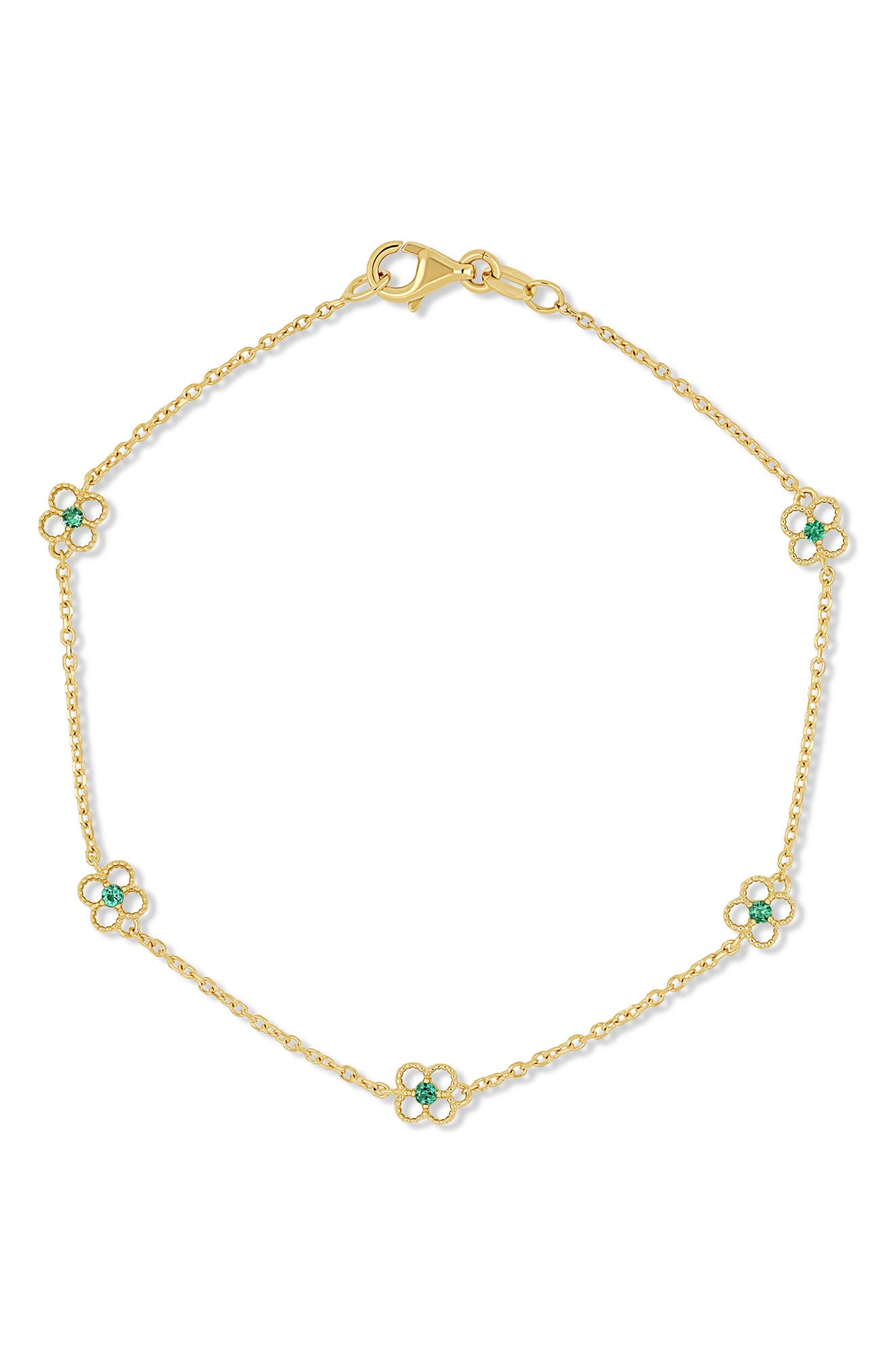 El Mar Emerald Line Bracelet
