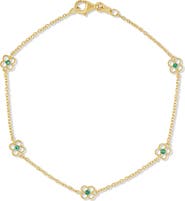 Bony Levy El Mar Emerald Line Bracelet