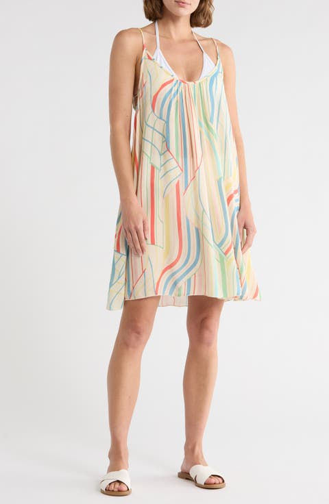 Printed Cover-Up Dress