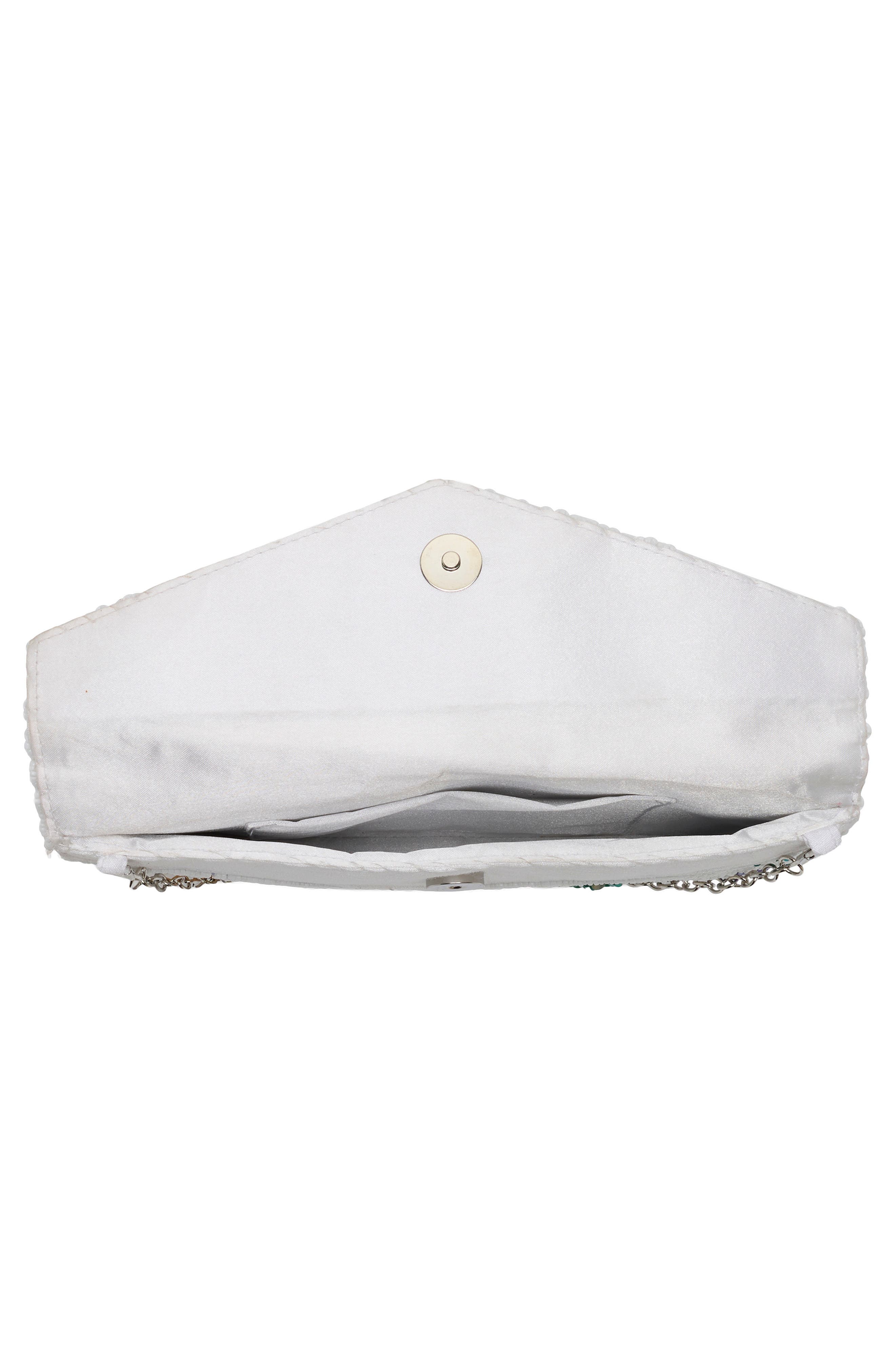 Collection XIIX Floral Beaded Envelope Clutch, Alternate, color, Floral