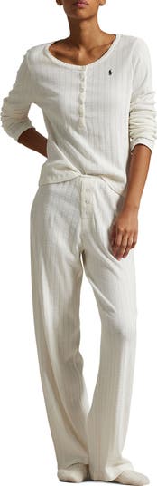 Henley Cotton Pajamas