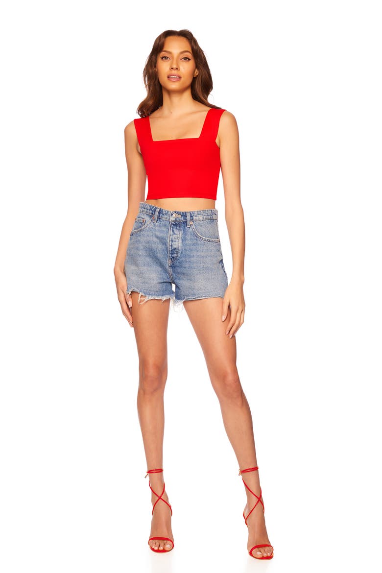 Crop Tank, Alternate, color, PERFECT RED