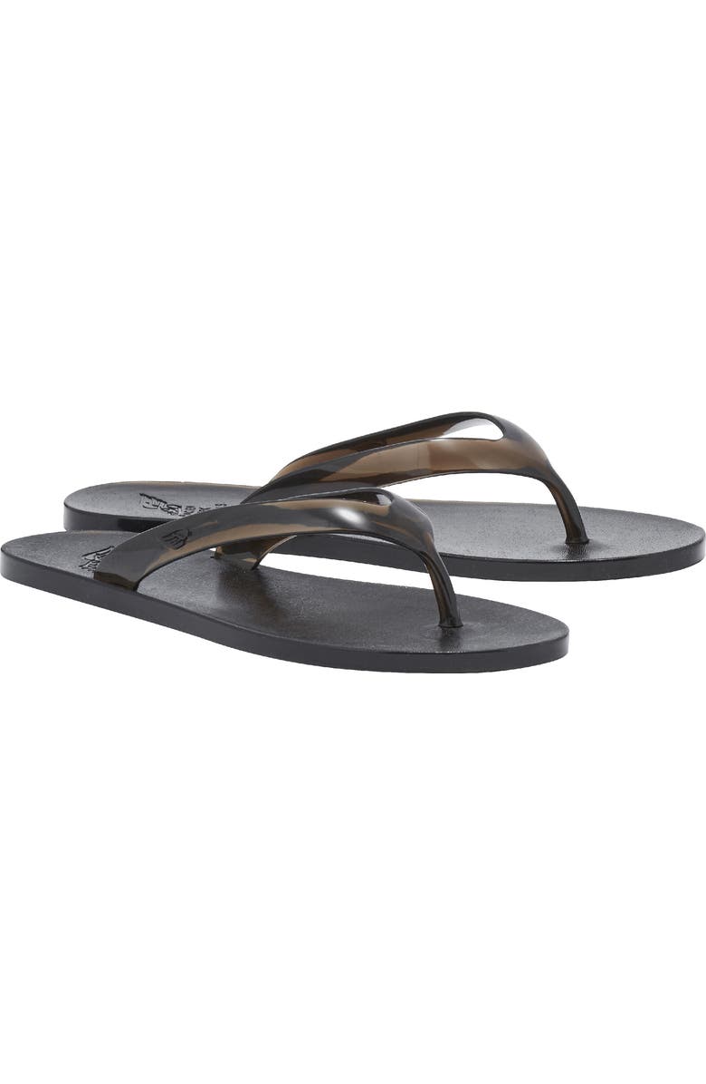 Ancient Greek Sandals Jelly Flip Flop, Main, color, Black