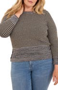 NIC+ZOE Marled Tuck Sweater