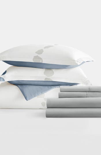 Homespun Bundle Duvet Set In Navy