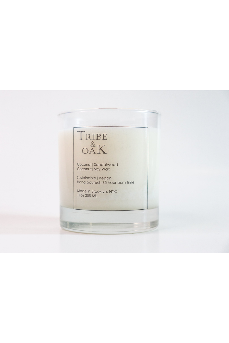 Coconut Sandalwood Coconut Soy Candle, Main, color, No Color