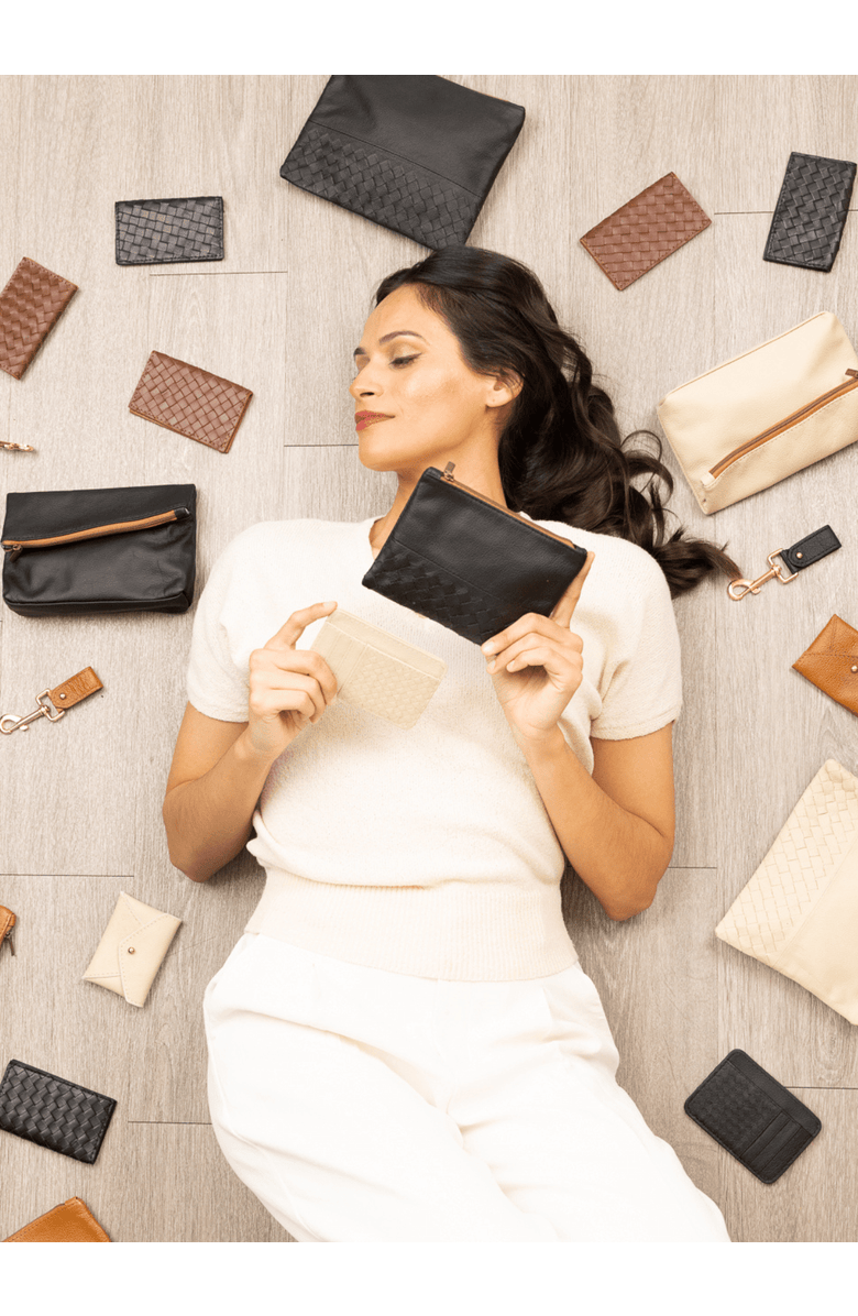 Deux Mains Slim ID Case, Alternate, color, Black