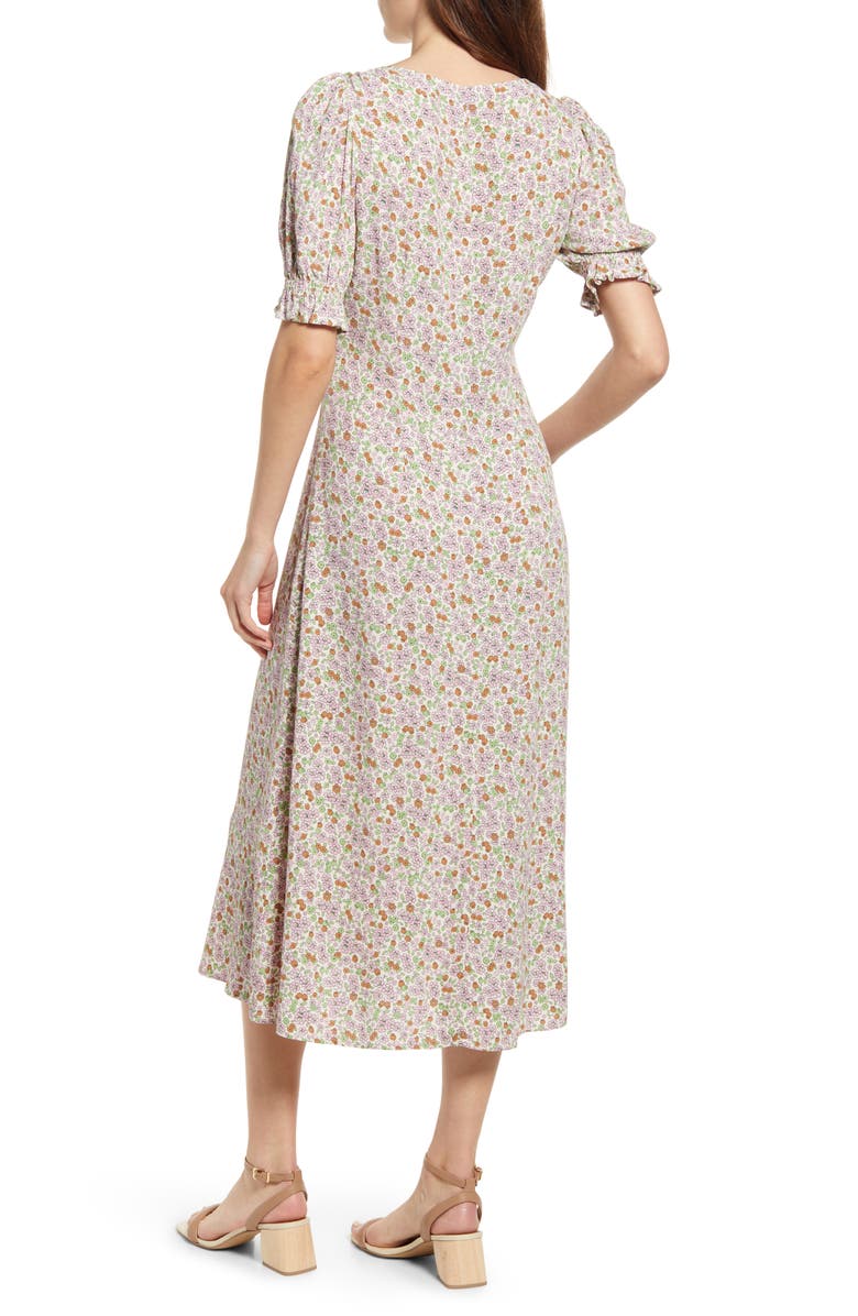 & Other Stories Print Puff Sleeve Dress, Alternate, color, 