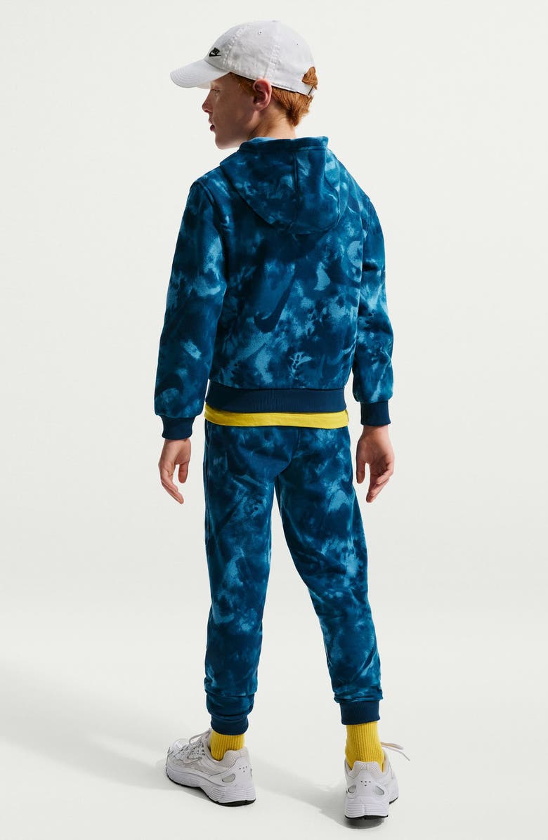 Nike Kids' Sportswear Club Fleece Hoodie, Alternate, color, Dutch Blue/ Blue/ Blue Void