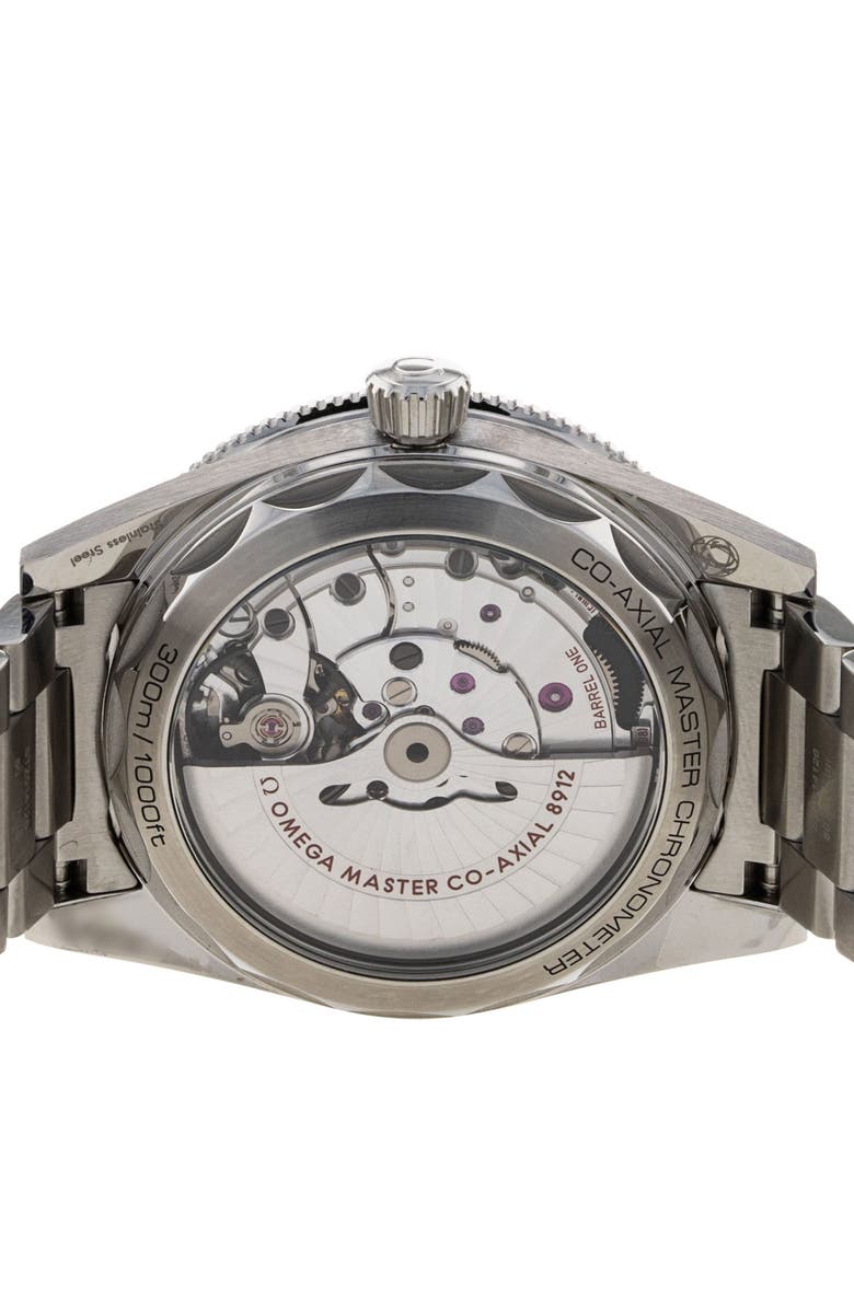 Watchfinder & Co. Omega Preowned 2022 Seamaster 300 Automatic Bracelet Watch, 41mm, Alternate, color, Blue