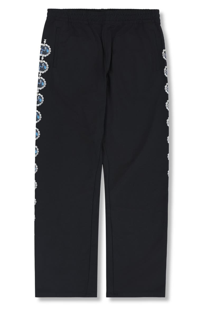 x Richard Bernstein Mythic Hope Track Pants, Alternate, color, BLACK