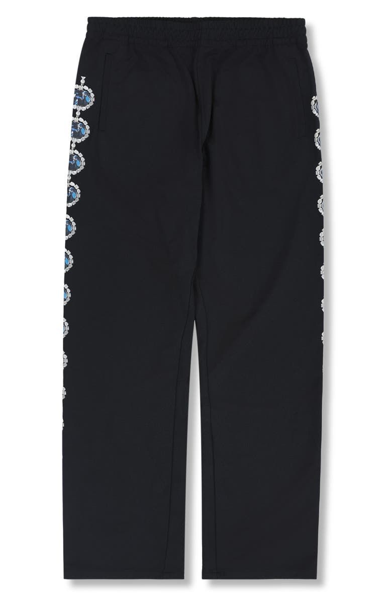 PLEASURES x Richard Bernstein Mythic Hope Track Pants, Alternate, color, Black