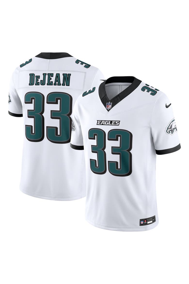 Men's Nike Cooper DeJean White Philadelphia Eagles Vapor F.U.S.E. Stitched Limited Jersey, Main, color, White