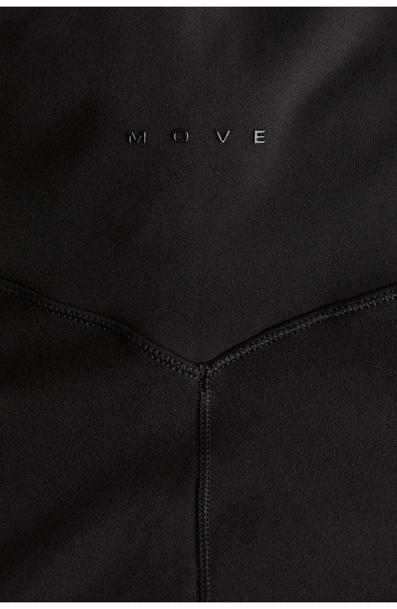 H&M Flared Yoga Leggings With Softmove, Alternate, color, Black