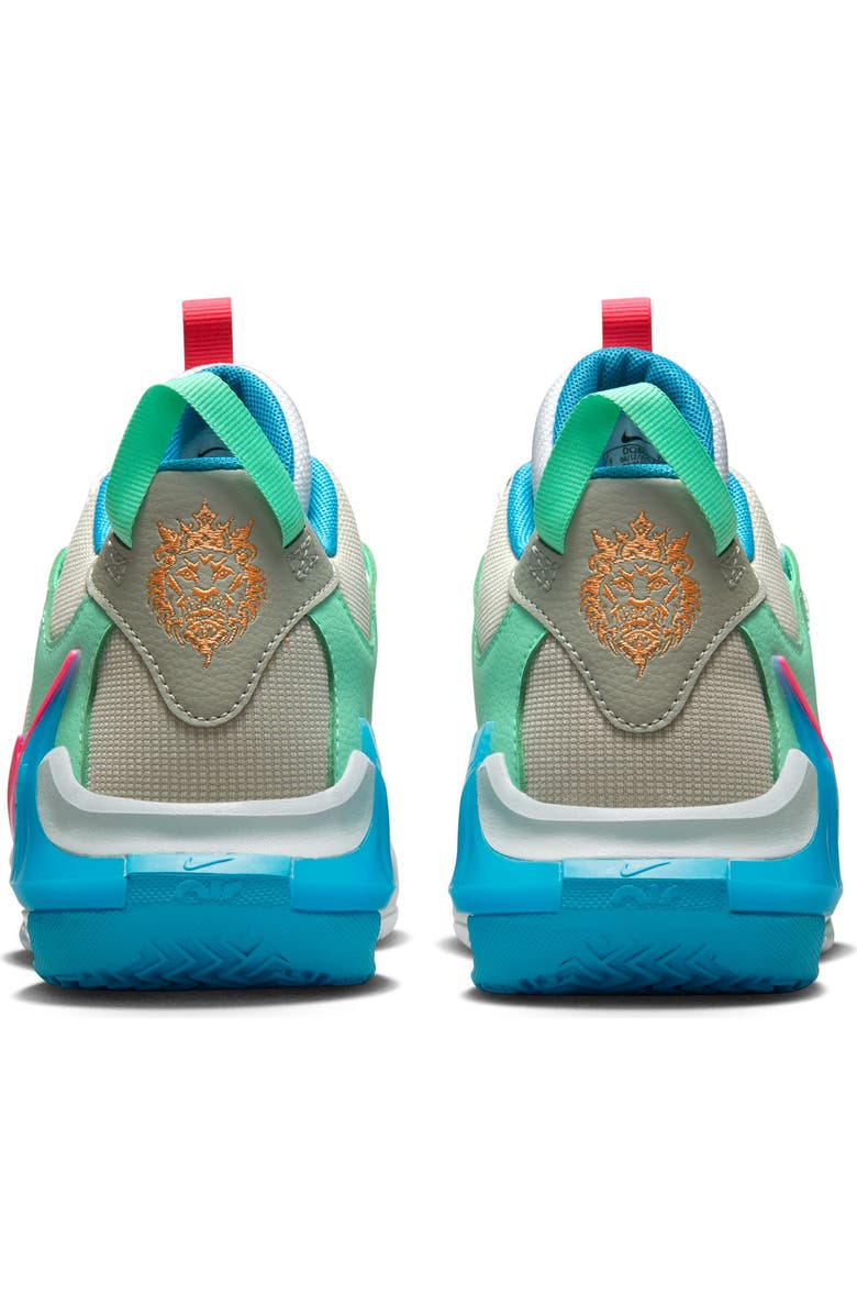 Nike Kids' LeBron Witness 7 Basketball Shoe, Alternate, color, 003 Gryfog/Hyprpk