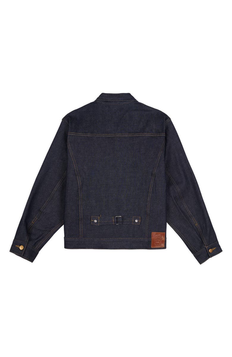 Brain Dead Selvedge Denim Jacket, Alternate, color, Indigo