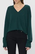 ETERNE Marcel V-Neck Cashmere Blend Sweater