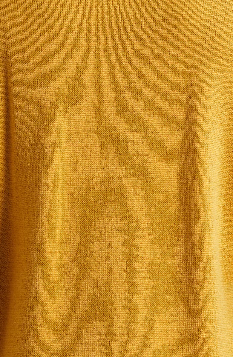 Stone Island Compass Logo Wool Blend Sweater, Alternate, color, Mustard
