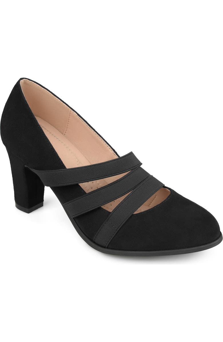 Journee Collection Journee Collectoin Loren Block Heel Pump - Wide Width, Main, color,