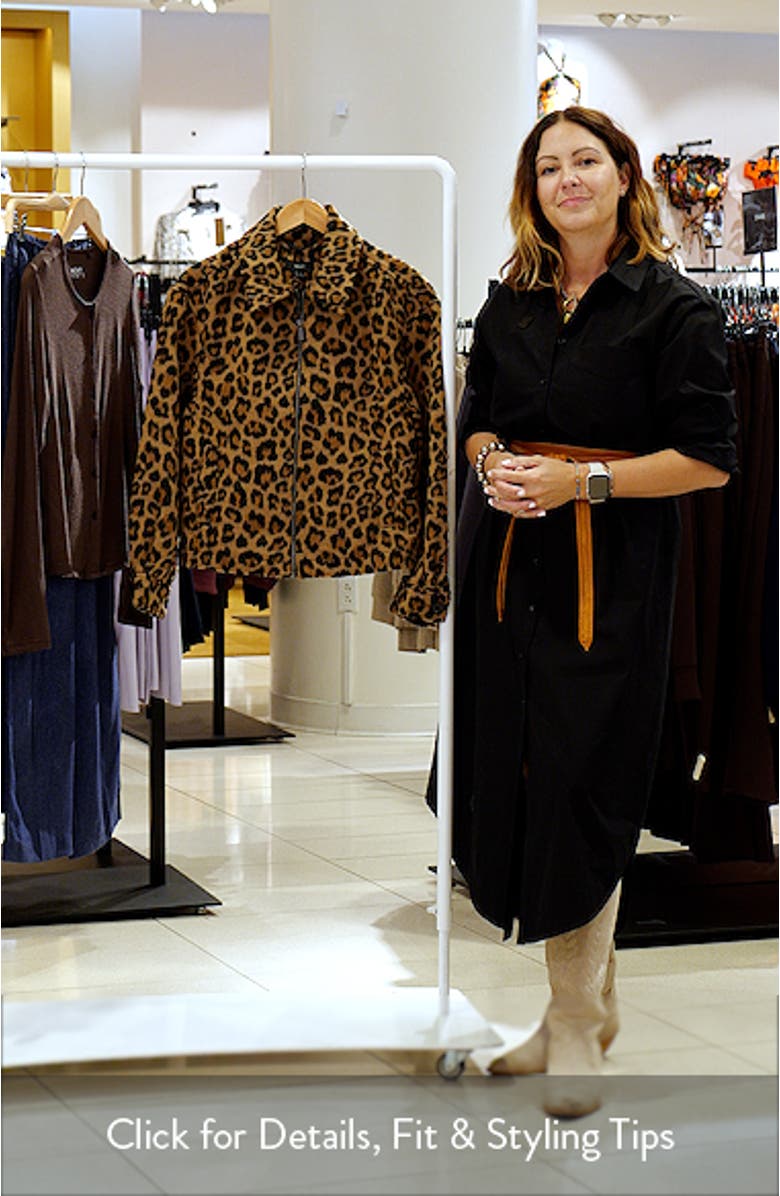 Leopard Print Jacket, sales video thumbnail