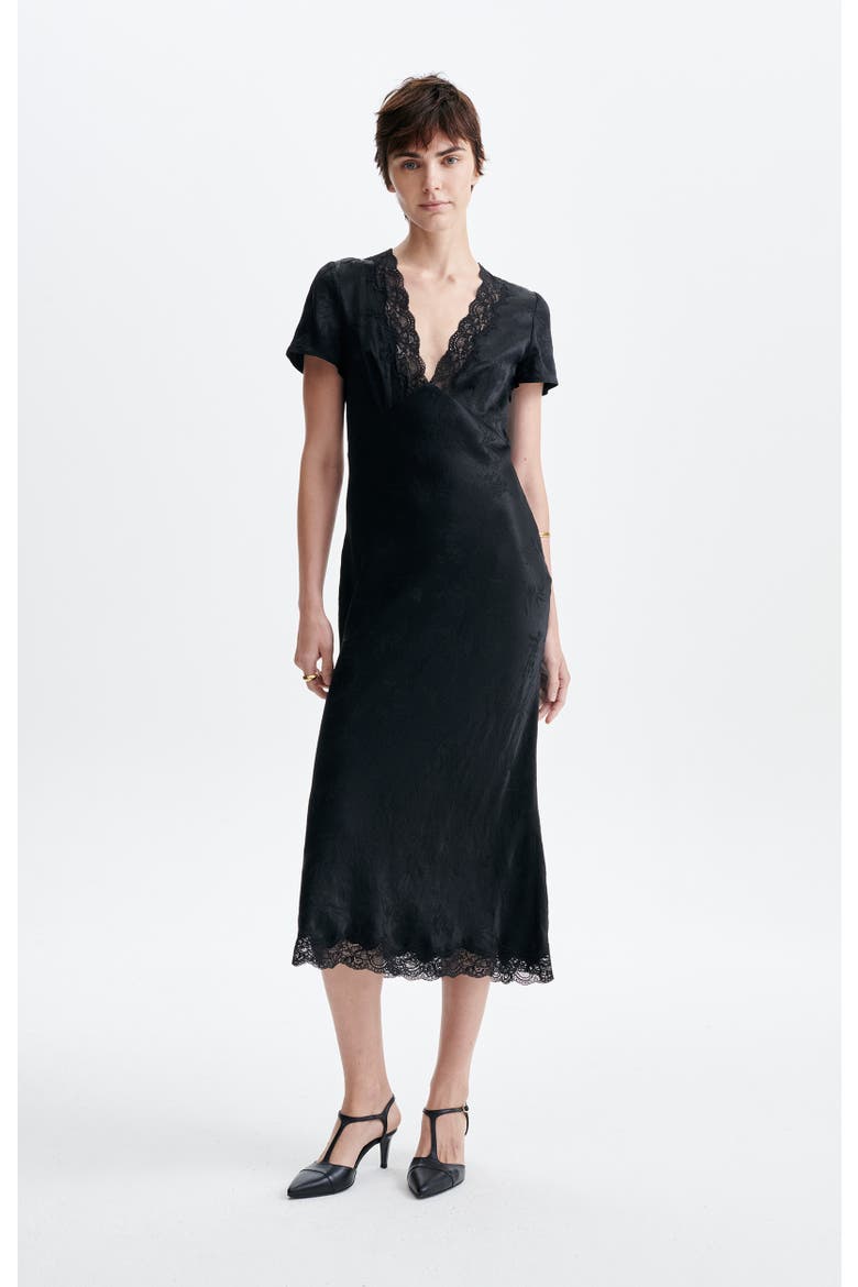 Midi Dress, Main, color, Noir