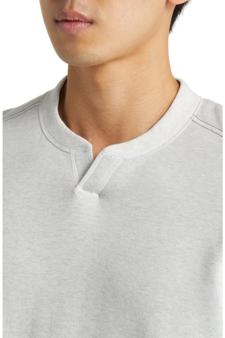 Flip Coast Abaco Reversible Jacquard Sweatshirt, Alternate, color, CONTINENTAL HEATHER