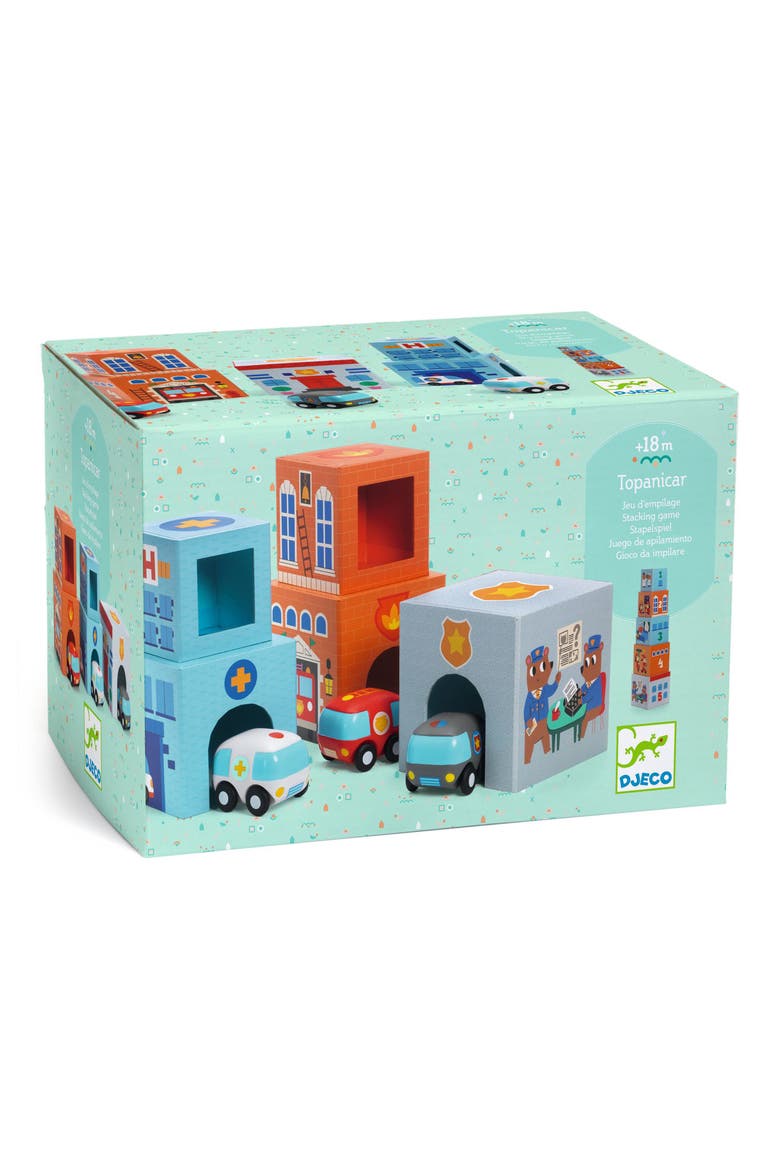 Topanicar Car & Blocks Playset, Alternate, color, BLUE MULTI