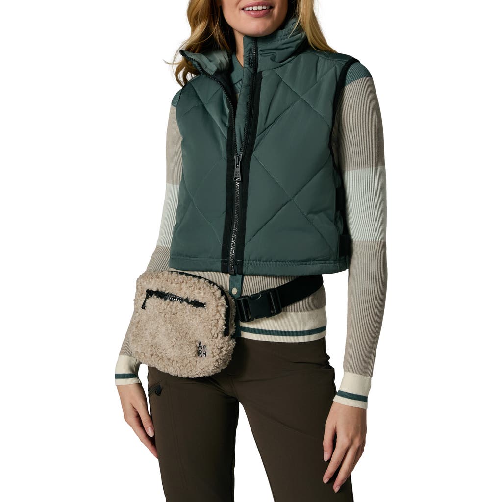 Alp N Rock La Vitesse Ii Crop Water Repellent Insulated Vest In Green